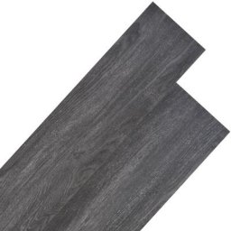 Vidaxl - Planches de plancher pvc Non auto-adhésif 4,46 m² 3 mm Noir Black