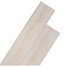 Vidaxl - Planche de plancher pvc autoadhésif 5,02 m² 2 mm Blanc chêne Light brown