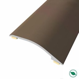 Barre de seuil adhésive différence niveau aluminium coloris (05) Bronze Long 90 cm larg 3,8cm Ht