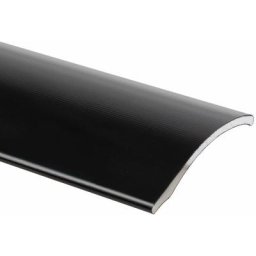 Karat - Seuil d'adaptation Aluminium Hauteur jusqu'à 11 mm Autocollant Noir 38 mm - Noir