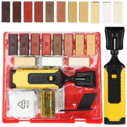 Kit réparation carrelage, kit reparation parquet stratifié de 17 pièces pour surfaces stratifiées