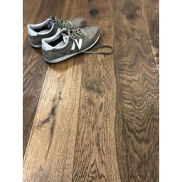 Woodflooring - Brown - Parquet chêne contrecollé fumé huilé 14x150x950-1900 (colis de 2,28m2) - Fumé