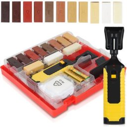 Kit réparation carrelage, kit reparation parquet stratifié de 17 pièces pour surfaces stratifiées