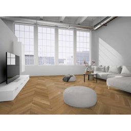 Woodflooring - Grands hommes - Parquet Chêne Contrecollé chêne Point de hongrie 45° huilé naturel
