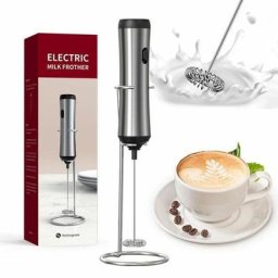 Mousseur à Lait Électrique Sdlogal Rechargeable usb et Mini Batteur, Mélangeur Acier Inoxydable