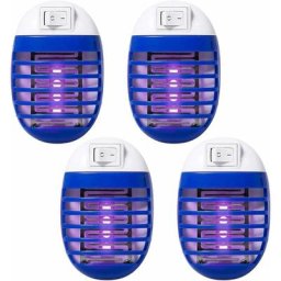 Leisei - Anti Moustique,Lampe Anti Moustique Electrique uv Tue Mouche, (4 Pack)