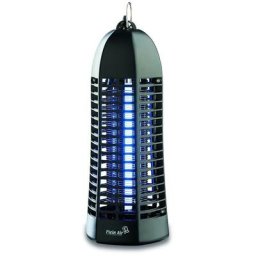 Plein Air - Lampe piege anti moustique Noir - Décharge électrique 1000V - Champ action 20 m2