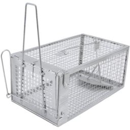 Prénfle - Fer Rat Piège à Souris Cage Simple Porte Animal Vivant Piège pour Intérieur Extérieur