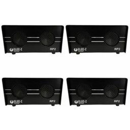 Elec-z - lot 4 x RP2 Répulsif Ultrasons Anti Rongeurs Rats Souris Chauve Souris Puces Tiques