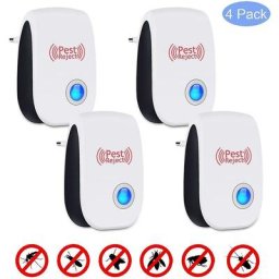 4 pièces anti-rongeurs répulsif à ultrasons répulsif électronique répulsif pour animaux domestique