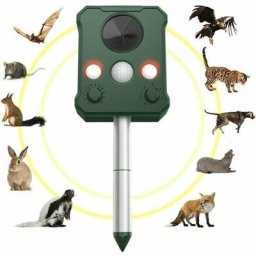BSR - Répulsif solaire à ultrasons Répulsif solaire pour animaux de compagnie Répulsif solaire IP65