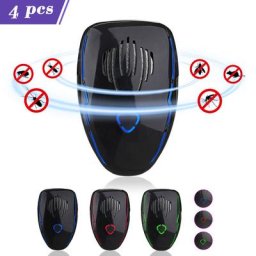 Insma - Lot de 4 Répulsif pour rats souris animaux Slience 80-120 m2 répulsif antiparasitaire à