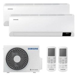 Climatiseur double split Samsung Cebu Wi-Fi 9000 + 12000 BTU onduleur A+++ unité extérieure wifi