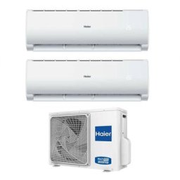 Haier - climatiseur inverter dual split série geos plus 9+12 avec 2U50MEFFRA R-32 wi-fi intégré
