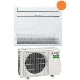 Mitsubishi - electric inverter air conditioner floor standing mfz-kt25 9000 btu gas r-32 wi-fi