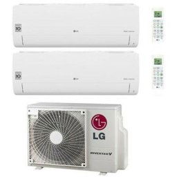 lg dual split inverter air conditioner libero smart series 9+18 avec mu3r19 ul0 r-32 wi-fi