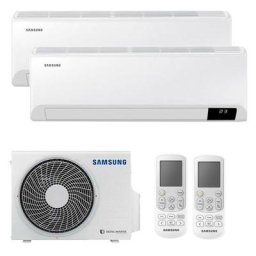 Climatiseur double split Samsung Cebu Wi-Fi 12000 + 12000 BTU onduleur A+++ unité extérieure wifi