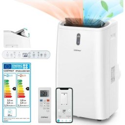 Climatiseur Mobile 5 en 1 R290 12000BTU [Classe énergétique a] Contrôle Télécommande/APP