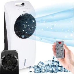 Klarstein - Rafraîchisseur d'air 5 en 1 Mobile 396m³/h 110W Blanc - Blanc