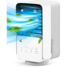 Climatiseur Portable, 4 en 1 Refroidisseur d'air, 700ML Climatiseur Mobile Silencieux,