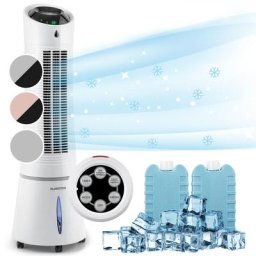 Klarstein - Rafraîchisseur d'air Rafraichisseur d'Air Mobile 5 en 1 180m³/h 45W Blanc - Blanc