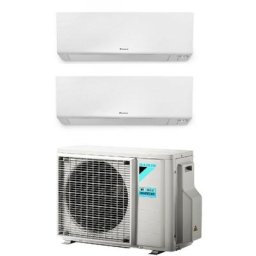 Daikin - Climatiseur réversible Bi-split Dualsplit 9000 + 12000 btu R32 Blanc - Standard a+++