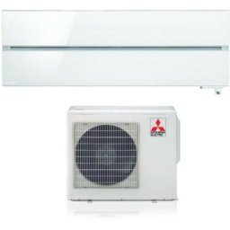 Mitsubishi - electric inverter air conditioner series kirigamine style 12000 btu msz-ln35vgw white