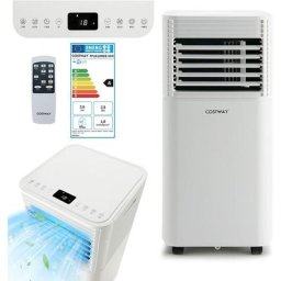 Climatiseur mobile Costway R290 9000 btu Blanc Classe a