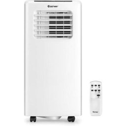 Climatiseur mobile Goplus 9000BTU-3 en 1 Blanc Classe a