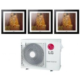 lg trial split inverter climatiseur série artcool gallery 9+9+9 avec mu3r19 r-32 wi-fi en option