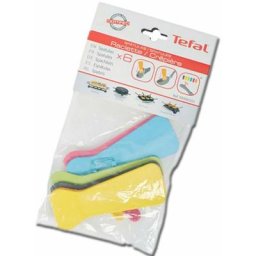 Lot de 6 spatules avec œilletons pour Crêpières, Raclettes & Wok party Tefal XA900203
