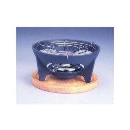 Invicta - Réchaud à fondue d : 23 cm - fonte, socle bois