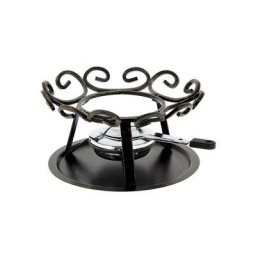 Table Et Cook - Réchaud fondue fer forge savoyard d.23 cm noir