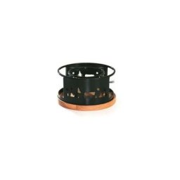 Table Et Cook - Réchaud fondue acier noir 21cm plateau bois Chamonix