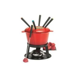 Table Et Cook - Service à fondue bourguignonne rouge Tablecook