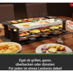 Suntec Wellness - suntec Appareil à Raclette RAC-8069 flex 8 metal-stone