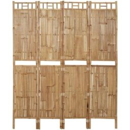 Cloison de séparation 4 panneaux Bambou 160x180 cm Vidaxl n/a