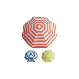 Webmarketpoint Parasol à Rayures 180 cm Couleurs Assorties