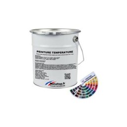 Peinture Temperature - Pot 1 l - 1003 - Jaune de sécurité Metaltop 1003 - Jaune de sécurité