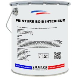 Peinture Bois Interieur - 5 l - Codeve Bois - 6032 - Vert de sécurité - 6032 - Vert de sécurité