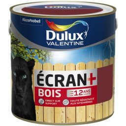Peinture Ecran+ Bois Satin Rouge Basque (ral 3004) 2 l Dulux Valentine Rouge Basque (ral 3004)