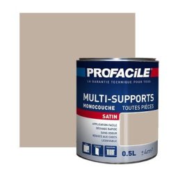 Peinture intérieure multi-supports, PROFACILE Seigle 0.5 litre - Seigle
