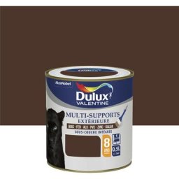Peinture Multi-Supports Extérieure Brun Normandie Finition : Satin 0,125 l - Brun Normandie