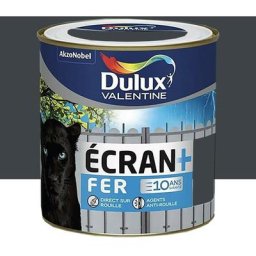 Peinture fer Dulux Valentine Ecran+ brillant Anthracite 0,5 l - Anthracite