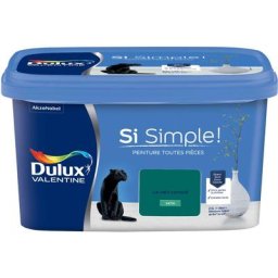 Peinture toutes pièces Si Simple Aspect Satin - Le Vert canard 2,5 L - Dulux Valentine - Le Vert