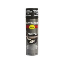 Peinture finitions Hard Hat® aluminium haute température 750° 500ml Rust-oleum 7715 - Gris