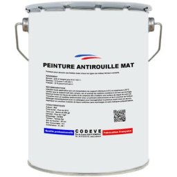 Peinture Antirouille Mat - 4x5 l - Codeve Bois - 7004 - Gris sécurité - 7004 - Gris sécurité