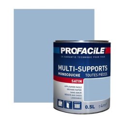 Peinture intérieure multi-supports Profacile Bleu Vintage 0.5 litre - Bleu Vintage