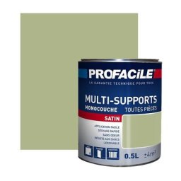 Peinture intérieure multi-supports Profacile Vert Olive 0.5 litre - Vert Olive