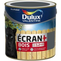 Peinture Ecran+ Bois Satin Gris Foncé (ral 7015) 2 l Dulux Valentine Gris Foncé (ral 7015)